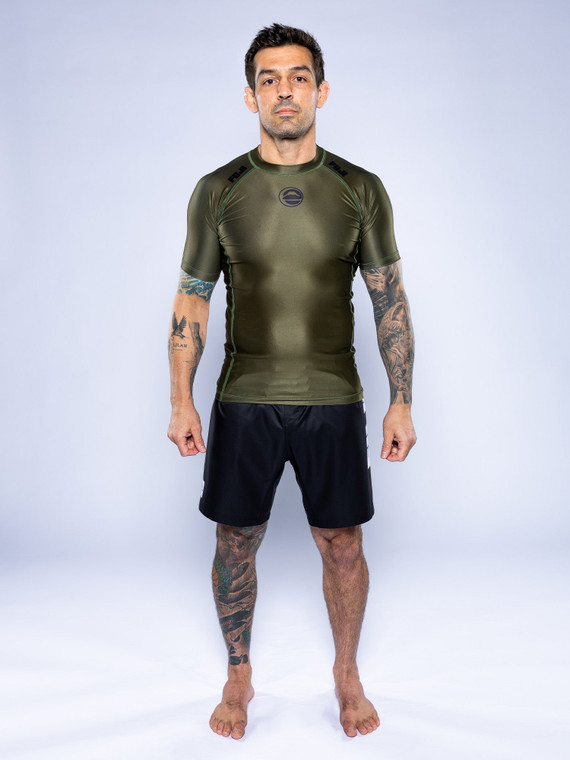 Baseline 2.0 Short Sleeve Rashguard Military Green