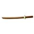 WOODEN SHOTO NATURAL OAK 22"