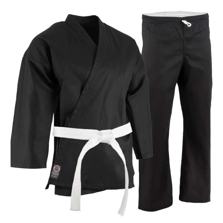 ProForce® 5 oz. Original Karate Uniform (Elastic Drawstring) - 55/45 Blend - With Free White Belt