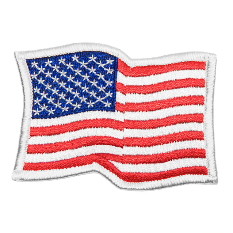 USA Waving Flag Patch