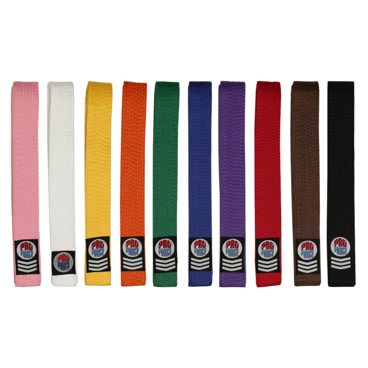 ProForce® 1.75" Double Wrap Solid Karate Belt