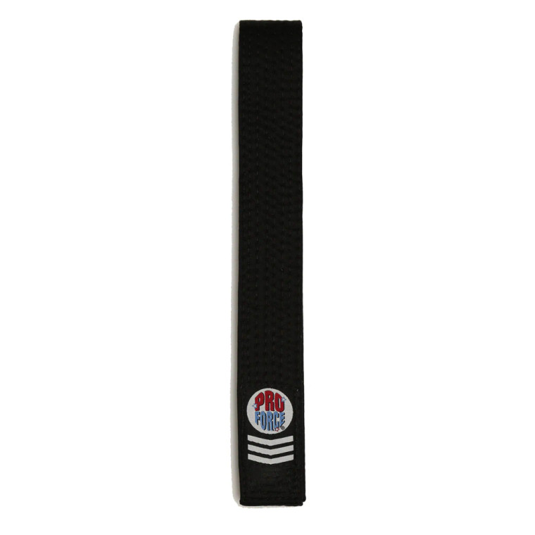 ProForce® IV 2'' Double Wrap Black Karate Belt