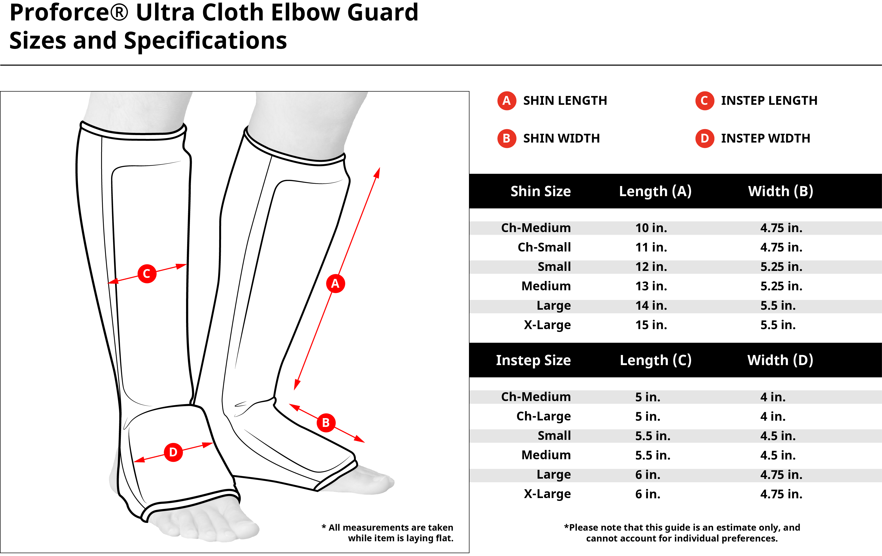 ProForce® Combination Cloth Shin/Instep Guard