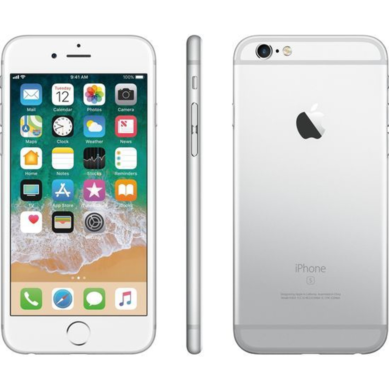 Apple iPhone 6s 128GB シルバー 本体 充電ケーブル付き Apple iPhone 6s 128GB シルバー 本体 充電ケーブル付き（Apple