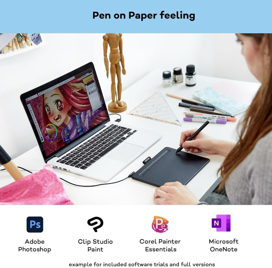 Drawing Pad Wacom Intuos Ctl4100 Wacom Pen 4K Stylus For