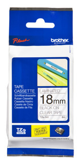 Brother TZE-141 Black on Clear Label Tape Cassette