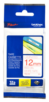 Brother TZE-232 Red on White Label Tape Cassette