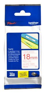 Brother TZE-242 Black on White Label Tape Cassette