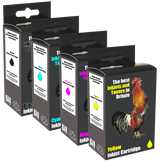 IJT Recycled Epson Cheetah 4 Ink Multipack Black, Cyan, Magenta, Yellow Ink Cartridges T071 C13T07154012