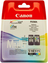 Canon PG-510/511 2970B010 Genuine Multipack, Black Ink Cartridge