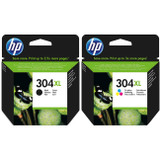 HP 304XL 2 Ink Cartridge Multipack High Capacity Original