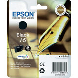 Epson T1621 C13T16214012 Genuine Black Ink Cartridge