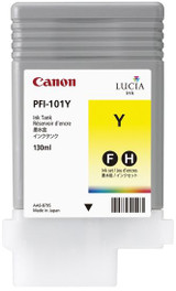 Canon PFI-101Y 0886B001AA Genuine Yellow Ink Cartridge