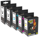 IJT Recycled Canon Multipack Black, Photo Black, Cyan, Magenta, Yellow Ink Cartridges PGI-525 CLI-526
