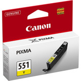 Canon CLI-551Y 6511B001 Genuine Yellow Ink Cartridge