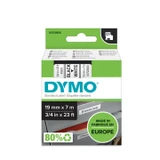 Dymo 45803 Black on White Label Tape Cassette