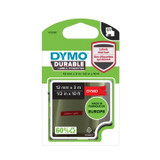 Dymo 1978366 White on Red Label Tape Cassette