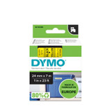 Dymo 53718 Black on Yellow Label Tape Cassette