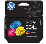 HP 302XL / 304XL Ink Cartridge Tri Colour High Capacity Original