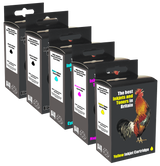 IJT Recycled Epson Multipack Black, Black, Cyan, Magenta, Yellow Ink Cartridge T0711 T0712 T0713 T0714