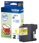 Brother LC22UY Genuine Yellow Ink Cartridge