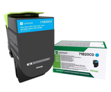 Lexmark 71B20C0 Genuine Cyan Toner Cartridge