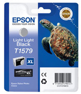 Epson C13T157940 Genuine Light Black, Black Ink Cartridge