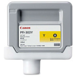 Canon PFI-303 Y 2961B001AA Genuine Yellow Ink Cartridge