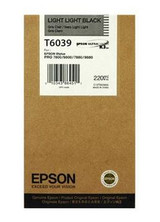 Epson C13T603900 Genuine Light Black, Black Ink Cartridge