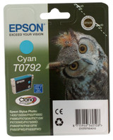 Epson T07954 C13T07954010 Genuine Light Cyan, Cyan Ink Cartridge