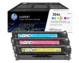 HP CF372AM Genuine Multipack, Cyan, Magenta, Yellow Toner Cartridge