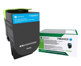 Lexmark 71B2HC0 Genuine Cyan Toner Cartridge
