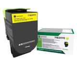 Lexmark 71B2HY0 Genuine Yellow Toner Cartridge