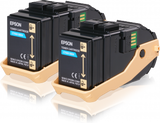 Epson C13S050608 Genuine Cyan Toner Cartridge