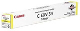 Canon C-EXV34Y 3785B002AA Genuine Yellow Toner Cartridge