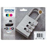 Epson C13T35964010 35XL T3596 Genuine Multipack, Black, Tri-Colour Ink Cartridge