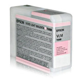 Epson C13T580B00 T580B Genuine Vivid Light Magenta, Light Magenta, Magenta Ink Cartridge