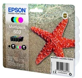 Epson 603 C13T03U64010 Genuine Multipack, Black, Cyan, Magenta, Yellow Ink Cartridge