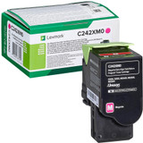 Lexmark Magenta Toner Cartridge C242XM0