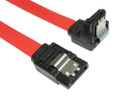 IJT 45cm Straight - Right Angle Locking SATA 3Gbps Data Cable