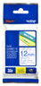 Brother TZE-133 Blue on Clear Label Tape Cassette