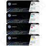 HP High Capacity Multipack Black, Cyan, Magenta, Yellow Toner Cartridges 410X CF410X CF411X CF413X CF412X