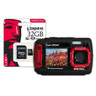 iON Cool-iCam 1042 14MP Digital Camera + Kingston 32GB Micro SD Card - Compact Rugged Shockproof & Waterproof