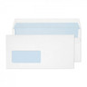 Wallet Self Seal Window White Envelopes DL 90gsm