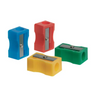 Plastic Pencil Sharpener Single Hole Assorted