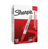 Sharpie Permanent Marker Fine Red Pk 12
