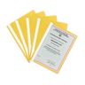 Q-Connect A4 Project Folder Report File Yellow