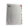 Index Dividers 1-32 A4 White with Multi Colour Tabs