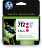 HP 712 3ED78A Multipack Magenta Genuine Ink Cartridge