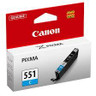 Canon CLI-551C 6509B001 Genuine Cyan Ink Cartridge